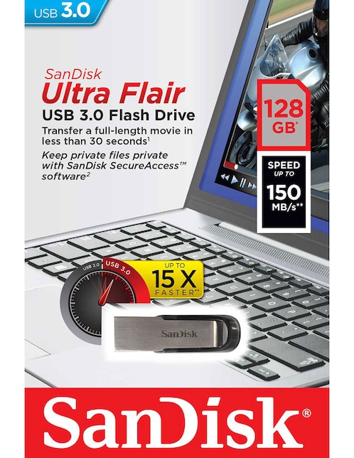 Memoria USB 3.0 Ultra Flair 128 GB 1