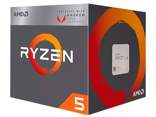Procesador AMD Ryzen 5 2400G 3.6 GHz Am4 6MB Radeon Rx Vega 11