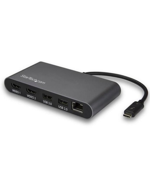 STARTECH.COM  Mini Dock Thunderbolt 3 para Doble Pantalla de 4K con HDMI Startech.com