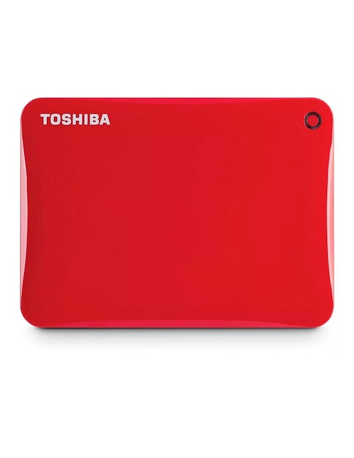 Disco Duro Externo Toshiba 1TB Canvio Connect II rojo Backup 2.5 USB 3.0 HDTC810XR3A1
