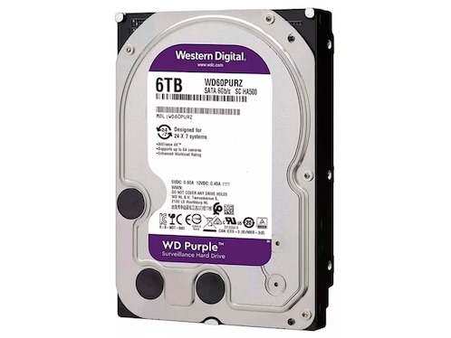 Disco Duro Western Digital 6 TB Nuevo 3.5 Purple Sata