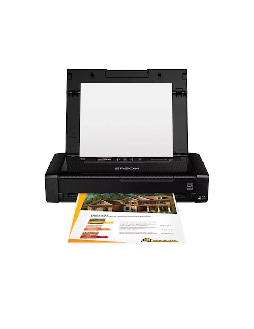 Impresora Epson Móvil WorkForce WF-100 Inyección de tinta alámbrica e inalámbrica a color
