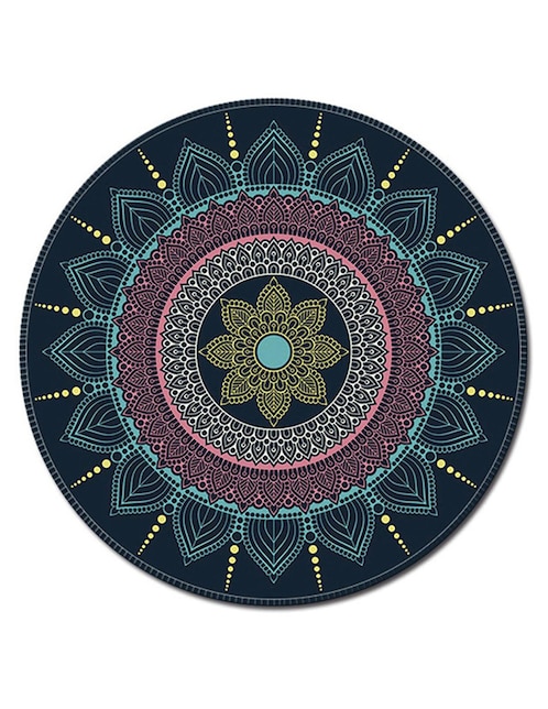 Mouse Pad Boba Mandala azul medio