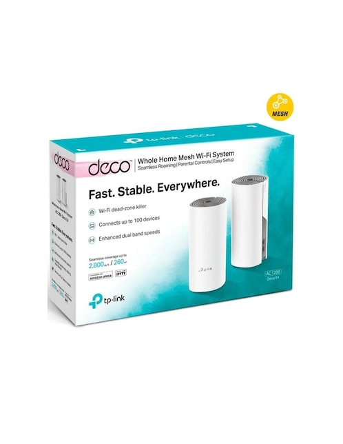 Access Point Tp-Link Deco E4 AC1200 Dual Band 802.11ac 1200Mbps 2-Pack