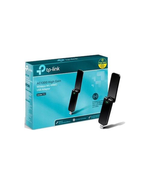 Adaptador Inalámbrico USB TP-Link Archer T4U Dual Band 802.11ac 1300Mbps