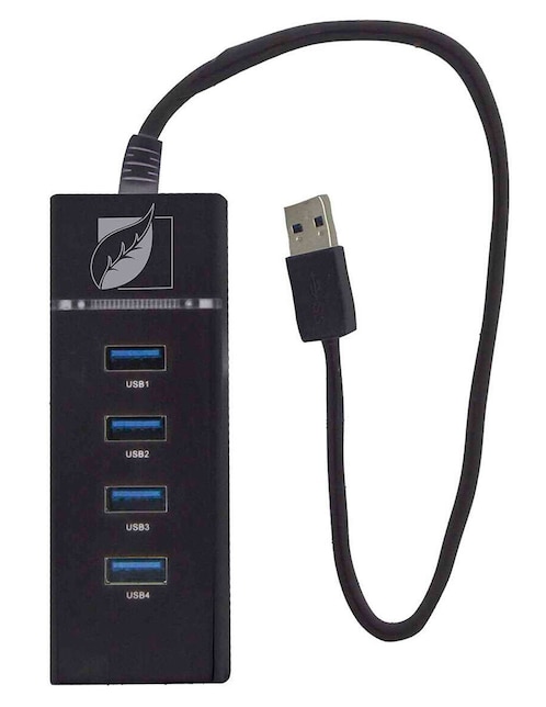 Mini Hub 3.0 con 4 puertos USB con LED 18-3510 1