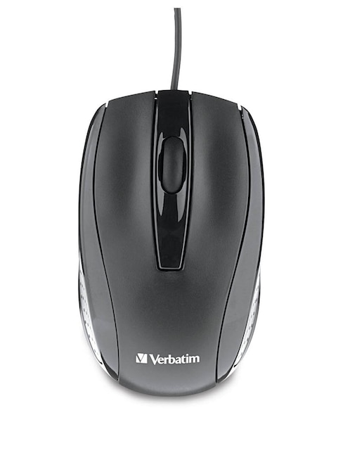 Mouse Óptico Alambico Verbatim negro 98106