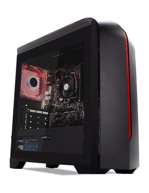 Xtreme PC Gamer Radeon Vega 3 AMD Dual Core 3.2 GHz 8GB 1TB 600W Wi-Fi rojo