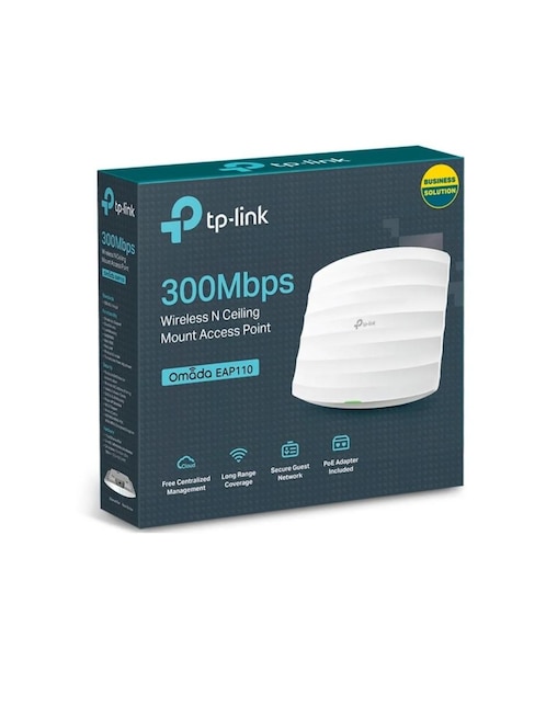 Access Point TP-Link EAP110 Omada N300 2.4Ghz 802.11n PoE 300Mbps