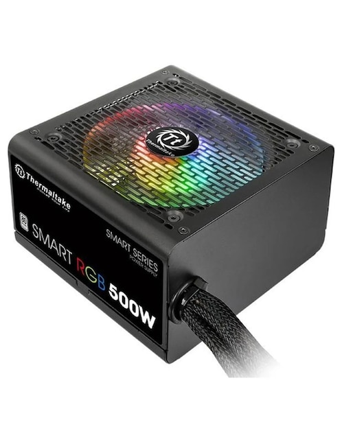 Fuente de Poder Thermaltake 500W Smart RGB 80 Plus