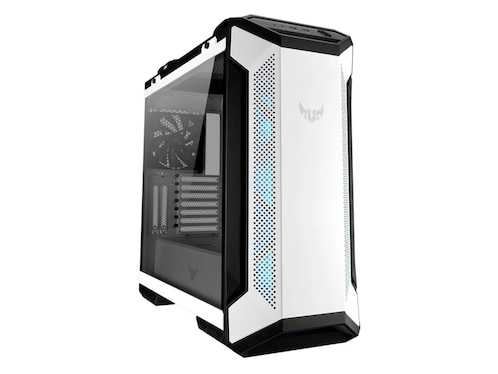 Gabinete Gamer Asus TUF GT501 RGB Cristal Templado blanco