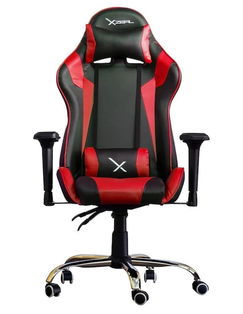 Silla Gamer Xzeal XZ10 Ergonómica Reclinable Reposabrazos 4D rojo ZXSXZ10R