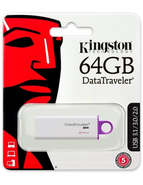 Memoria USB 64GB USB 3 Kingston Data Traveler G4 DTIG4/64GB