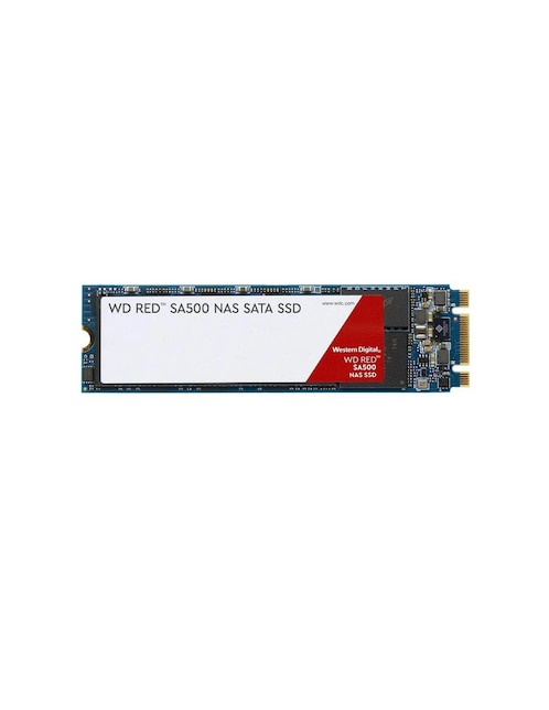 Unidad de Estado Solido SSD M.2 500GB Western Digital rojo WDS500G1R0B