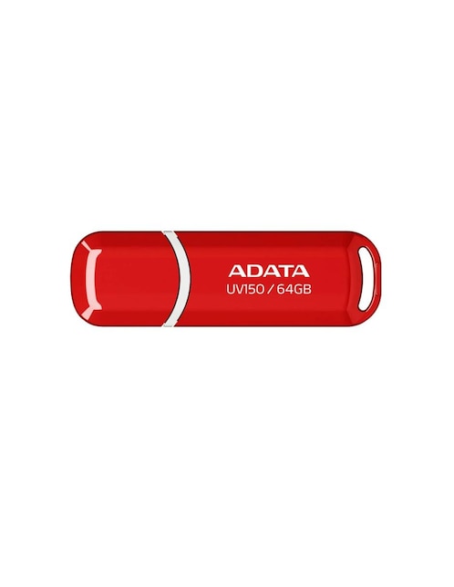 Memoria USB 64GB 3.1 Adata UV150 Flash Drive rojo AUV150-64G-RRD