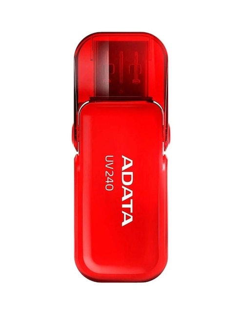 Memoria USB 32GB Adata UV240 2.0 Flash Drive rojo AUV240-32G-RRD