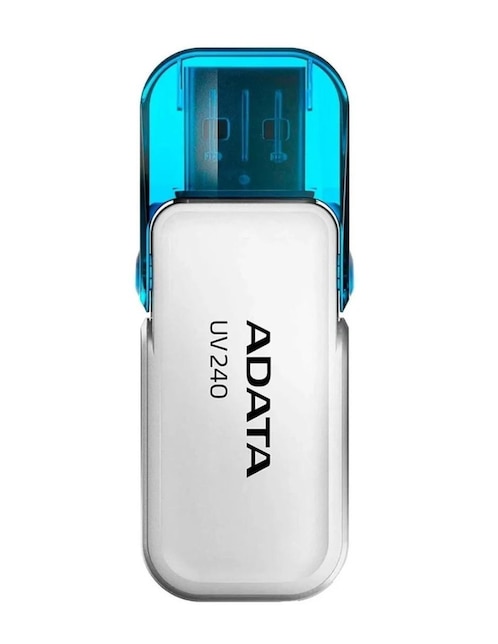 Memoria USB 32GB Adata UV240 2.0 Flash Drive blanco AUV240-32G-RWH