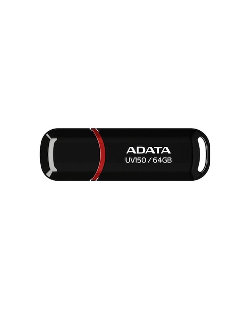 Memoria USB 64GB 3.1 Adata UV150 Flash Drive negro AUV150-64G-RBK