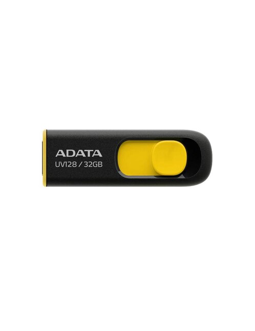 Memoria USB 32GB 3.1 Adata UV128 Retráctil Flash Drive amarillo AUV128-32G-RBY