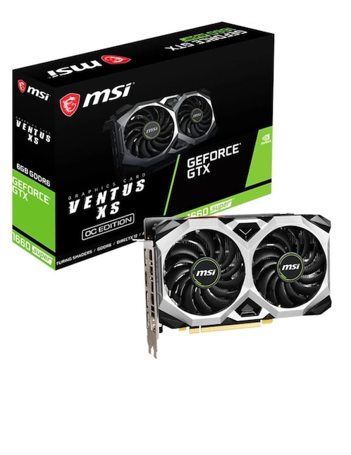 Tarjeta de Video MSI GeForce GTX 1660 Super Ventus XS OC 6GB GDDR6 912-V375-279