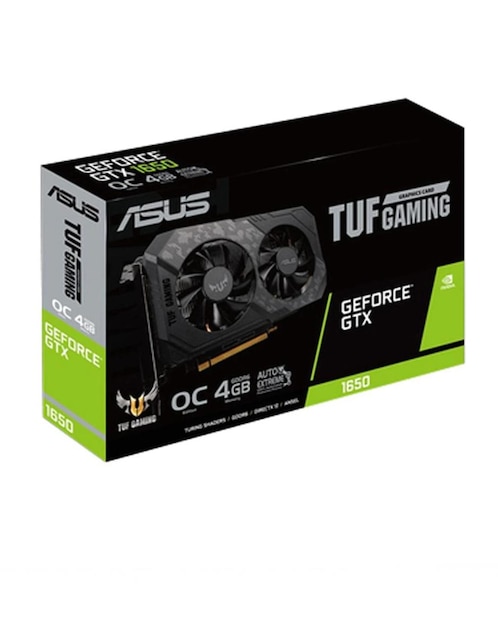 Tarjeta de Video Asus TUF Gaming GeForce GTX 1650 OC 4GB GDDR6 TUF-GTX1650-O4GD6-P-Gaming