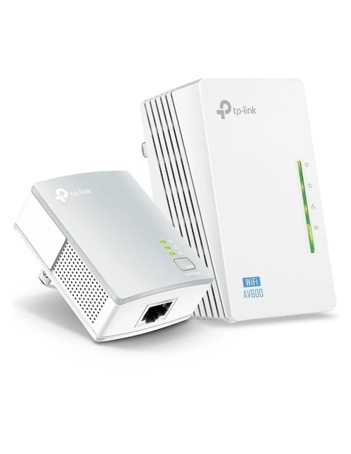 Set Extensor de Rango TP-Link TL-WPA4220 Kit AV600 Powerline Ethernet 500Mbps