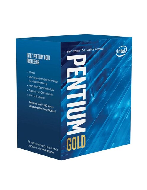 Procesador Pentium Gold G6400 4 GHz Dual Core 1200 BX80701G6400