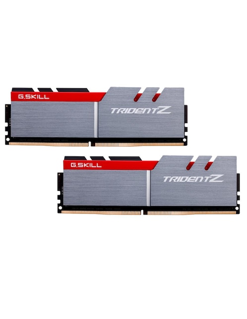 Memoria RAM DDR4 16GB 3200MHz G.Skill Trident Z 2x8GB Rojo F4-3200C16D-16GTZB