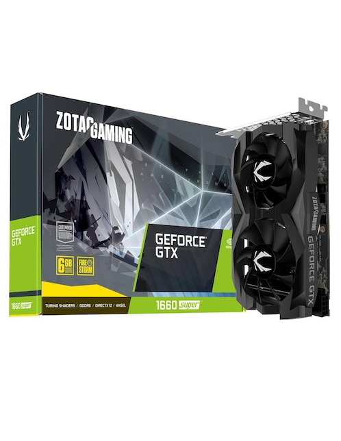 Tarjeta de Video Zotac GeForce GTX 1660 Super 6GB DDR6 ZT-T16620F-10L