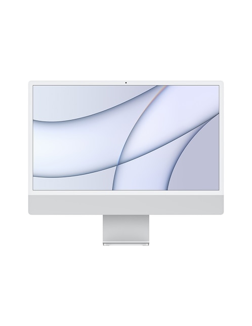 Apple iMac 2021 (24 pulgadas, CPU de 8 Núcleos, GPU de 8 Núcleos, Chip M1 de Apple, 512 GB, SSD) - Plata