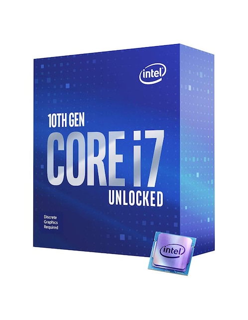 Procesador Intel Core i7 10700KF 3.8 GHz 8 Core 1200 BX8070110700KF