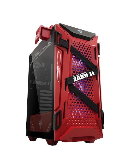 Gabinete Gamer Asus TUF Gaming GT301 Zaku II Edition 4 Fan RGB ATX Cristal Templado