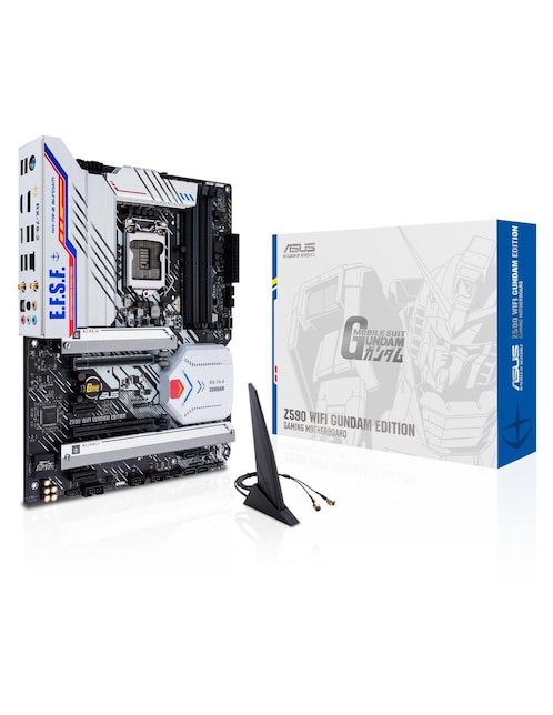 Tarjeta Madre Asus Z590 WIFI Gundam Edition Intel 1200 DDR4 RGB ATX USB C