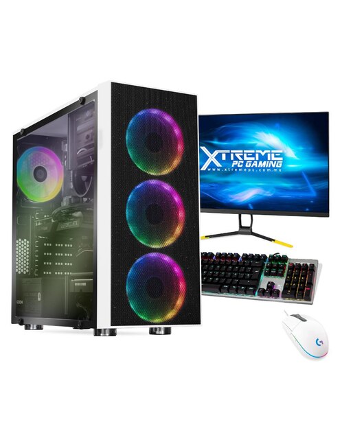 Computadora Gamer Xtreme PC Gaming XTBRR516GB2060MW 27 Pulgadas Nvidia GeForce RTX 3060 AMD Ryzen 5 16 GB RAM 2 TB HDD 500 GB SSD