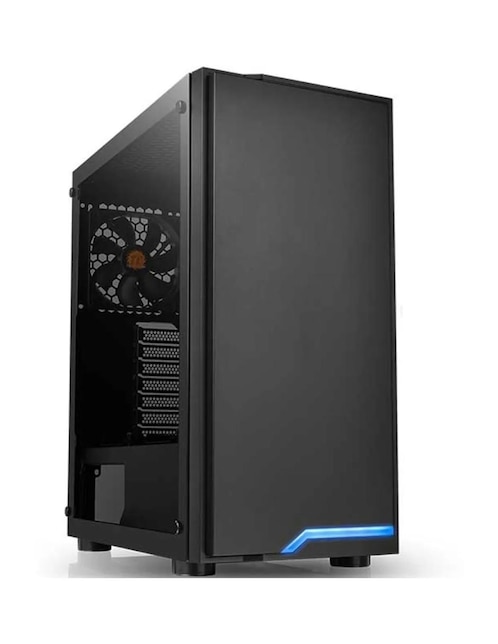 Gabinete Gamer Thermaltake H100 TG ATX Cristal Templado 1 Ventilador