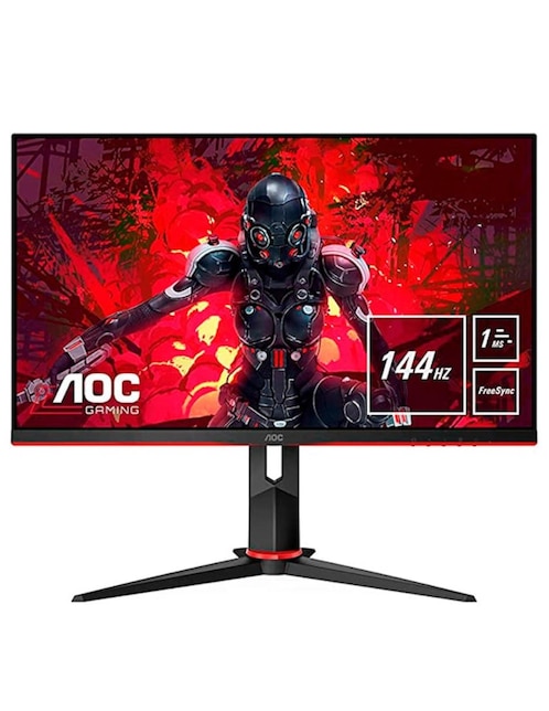 Monitor Gamer AOC 23.8 Pulgadas 1ms 144Hz Full HD HDMI Freesync 24G2