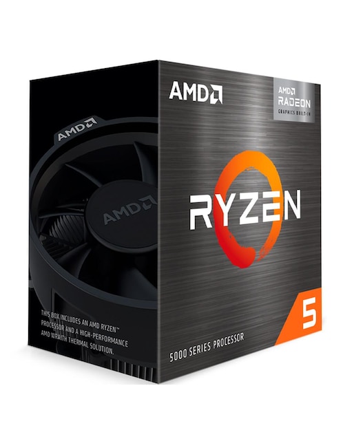 Procesador AMD Ryzen 5 5600G Turbo 4.4GHz 6 Core AM4 100-100000252BOX