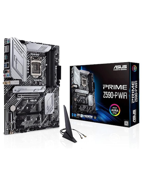 Tarjeta Madre Asus Prime Z590-P WIFI Intel 1200 DDR4 ATX