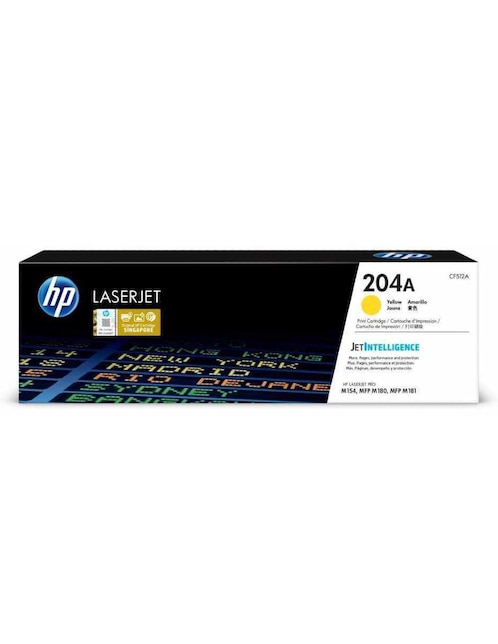 Toner HP 204A Amarillo 900PAG CF512A S