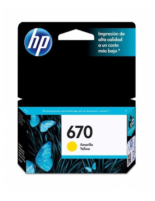 Cartucho de tinta HP 670