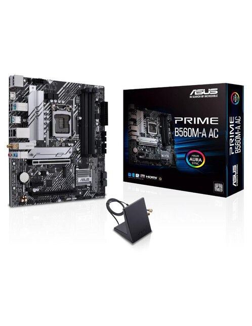 Tarjeta Madre Asus Prime B560M-A AC Intel 1200 Micro ATX RGB