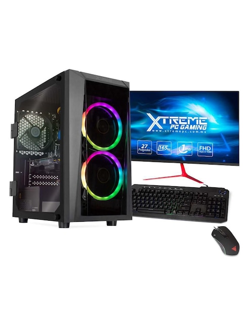 Computadora Gamer Xtreme PC Gaming XTGAI516GB1650M 27 Pulgadas GeForce GTX 1650 Intel Core i5 16 GB RAM 500 GB SSD