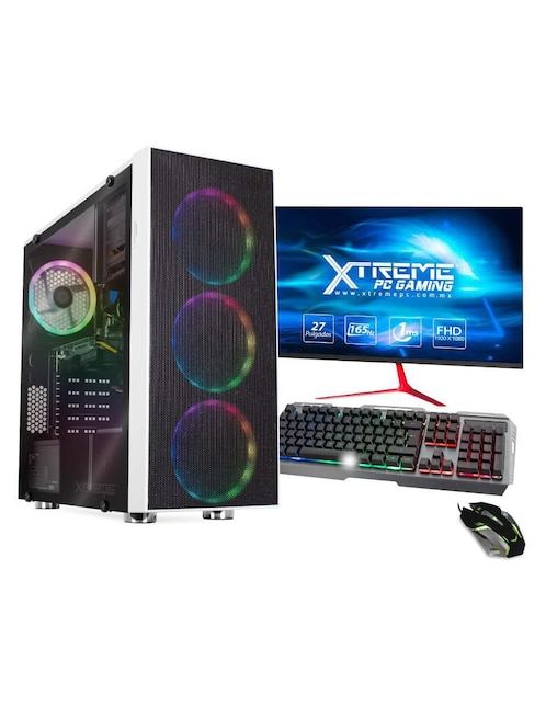 Computadora Gamer Xtreme PC Gaming XTBRI516GB1650M 27 Pulgadas GeForce GTX 1650 Intel Core i5 16 GB RAM 500 GB SSD