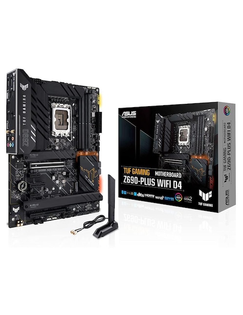 Tarjeta Madre Asus TUF Gaming Z690-PLUS WIFI D4 Intel 1700 DDR4 ATX