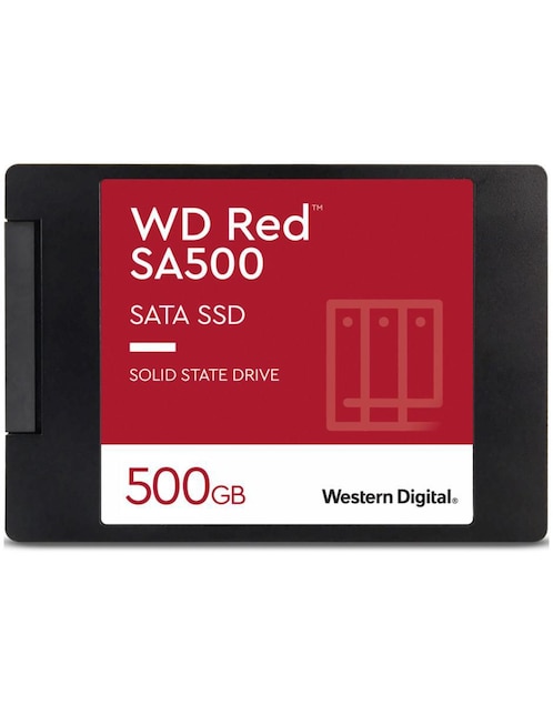Unidad SSD Western Digital capacidad 500 GB