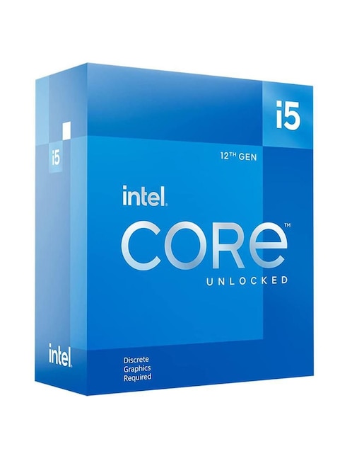 Procesador Intel Core i5 12400F BX8071512400F con 6 núcleos