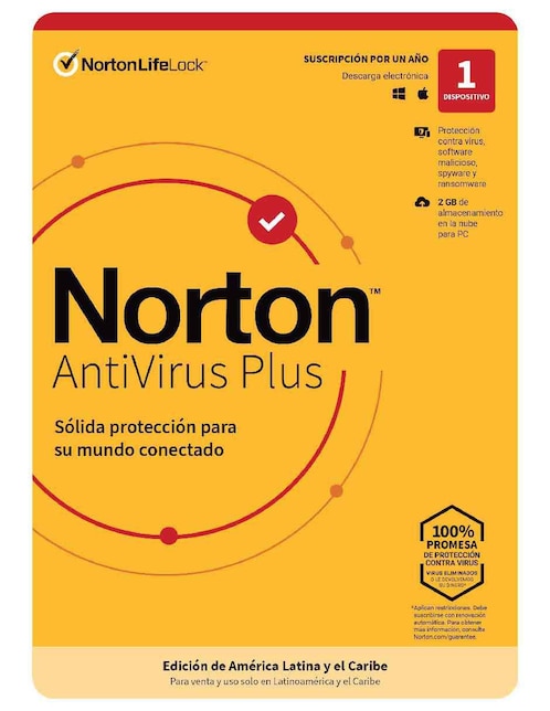 Antivirus Norton Antivirus Plus para 1 equipos