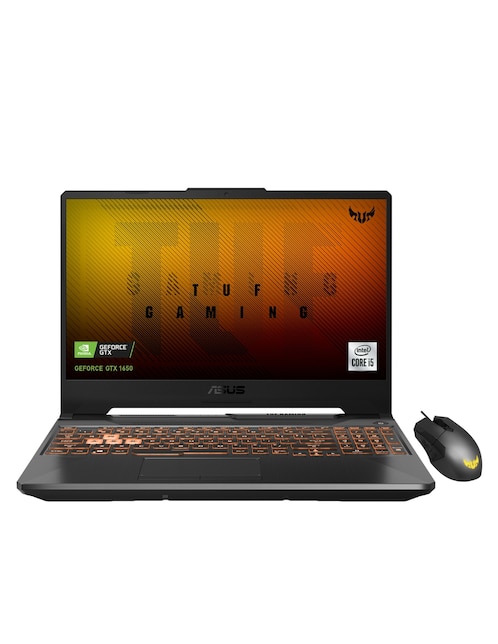 Computadora gamer Asus Fx506lh-hn082w 15.6 Pulgadas Full HD GeForce GTX 1650 Intel Core i5 8 GB RAM 512 GB SSD incluye mouse