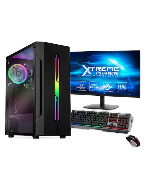Computadora Gamer Xtreme PC Gaming XTBRI916GBHD640MB 27 Pulgadas Intel UHD 630 Intel Core i9 16 GB RAM 1 TB HDD 480 GB SSD