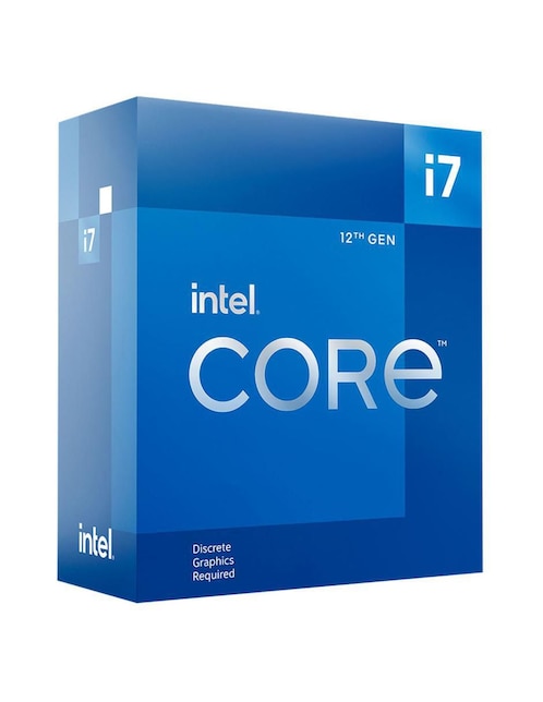 Procesador Intel Core i7 12700F con 12 núcleos